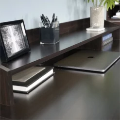 Pemberly Row Transitional 3-Drawer Wood Computer Desk In Mahogany -CYMAX Sales 2405263 7 L