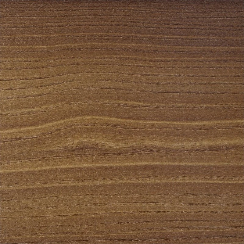 Pemberly Row Contemporary Wood Reversible Floating Computer Desk In Walnut 6 Pemberly Row Contemporary Wood Reversible Floating Computer Desk In Walnut - Image 4