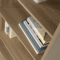 Home Square 2 Piece Office Furniture Set With 4-shelf Bookcase And L-shaped Desk -CYMAX Sales 2406573 3 L