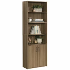 Home Square 2 Piece Office Furniture Set With 4-shelf Bookcase And L-shaped Desk -CYMAX Sales 2406573 8 L