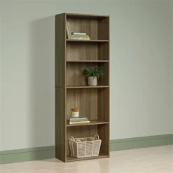 Home Square 3 Piece Set With Computer Desk 4-Shelf Bookcase And 5-Shelf Bookcase -CYMAX Sales 2411941 8 L