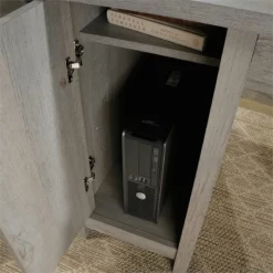 Home Square 3 Piece Set With 3-Shelf 2-Door Tall Bookcase Desk And Coffee Table -CYMAX Sales 2411980 14 L