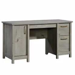 Home Square 3 Piece Set With 3-Shelf 2-Door Tall Bookcase Desk And Coffee Table -CYMAX Sales 2411980 2 L