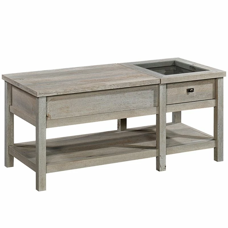 Home Square 3 Piece Set With Wood Computer Desk 3-Shelf Bookcase & Coffee Table 4 Home Square 3 Piece Set With Wood Computer Desk 3-Shelf Bookcase & Coffee Table - Image 2