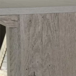 Home Square 3 Piece Set With Wood Writing Desk 5-Shelf Bookcase & Coffee Table -CYMAX Sales 2411984 13 L