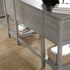 Home Square 3 Piece Set With Writing Desk 3-Shelf 2-Door Bookcase & Coffee Table -CYMAX Sales 2411987 5 L