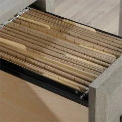 Home Square 3 Piece Set With Writing Desk 3-Shelf 2-Door Bookcase & Coffee Table -CYMAX Sales 2411987 8 L