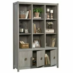 Home Square 3 Piece Set With L Shaped Writing Desk Coffee Table 9-Cubby Bookcase -CYMAX Sales 2412154 9 L