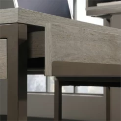 Home Square 3 Piece Set With 3-Shelf Bookcase Coffee Table L Shaped Writing Desk -CYMAX Sales 2412156 8 L