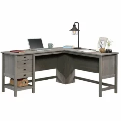 Home Square 3 Piece Set With 3-Shelf Bookcase L-Shape Computer Desk Coffee Table -CYMAX Sales 2412169 17 L