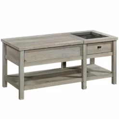 Home Square 3 Piece Set With 3-Shelf Bookcase Coffee Table L-Shape Computer Desk -CYMAX Sales 2412171 2 L