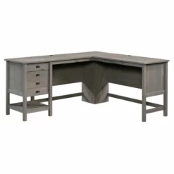 Home Square 3 Piece Set With Coffee Table 3-Shelf Bookcase L-Shape Computer Desk -CYMAX Sales 2412175 3 L
