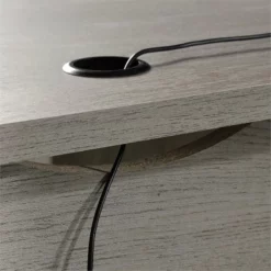 Home Square 3 Piece Set With L Shaped Writing Desk 5-Shelf Bookcase Coffee Table -CYMAX Sales 2412311 6 L