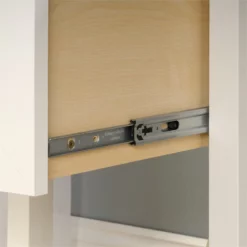 Home Square 3 Piece Set With Desk 3-Shelf Bookcase Filing Cabinet In Soft White -CYMAX Sales 2412969 14 L