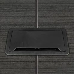 Array 96" Conference Table With Power Data Grommet- Ash Grey/ Black 33 Array 96" Conference Table With Power Data Grommet- Ash Grey/ Black -CYMAX Sales 2413064 18 L