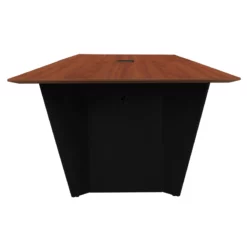 Array 96" Conference Table With Power Data Grommet- Cherry/ Black -CYMAX Sales 2413066 14 L