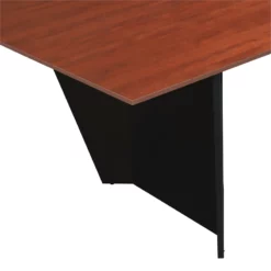 Array 96" Conference Table With Power Data Grommet- Cherry/ Black -CYMAX Sales 2413066 16 L