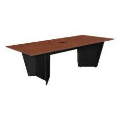 Array 96" Conference Table With Power Data Grommet- Cherry/ Black
