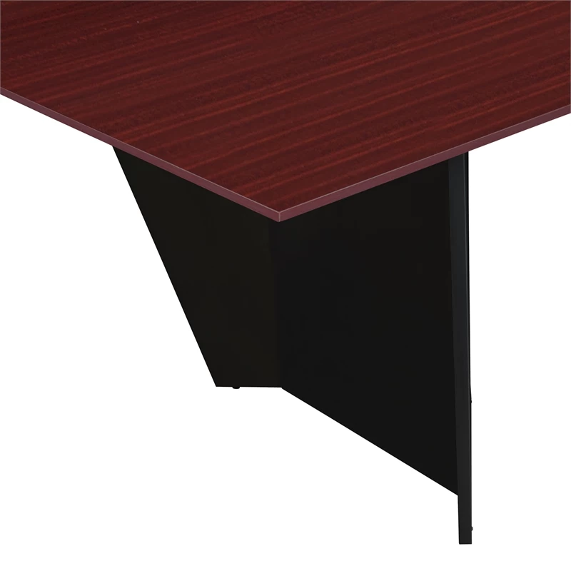 Array 96" Conference Table With Power Data Grommet- Mahogany/ Black 14 Array 96" Conference Table With Power Data Grommet- Mahogany/ Black - Image 12