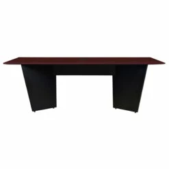 Array 96" Conference Table With Power Data Grommet- Mahogany/ Black 28 Array 96" Conference Table With Power Data Grommet- Mahogany/ Black -CYMAX Sales 2413068 3 L