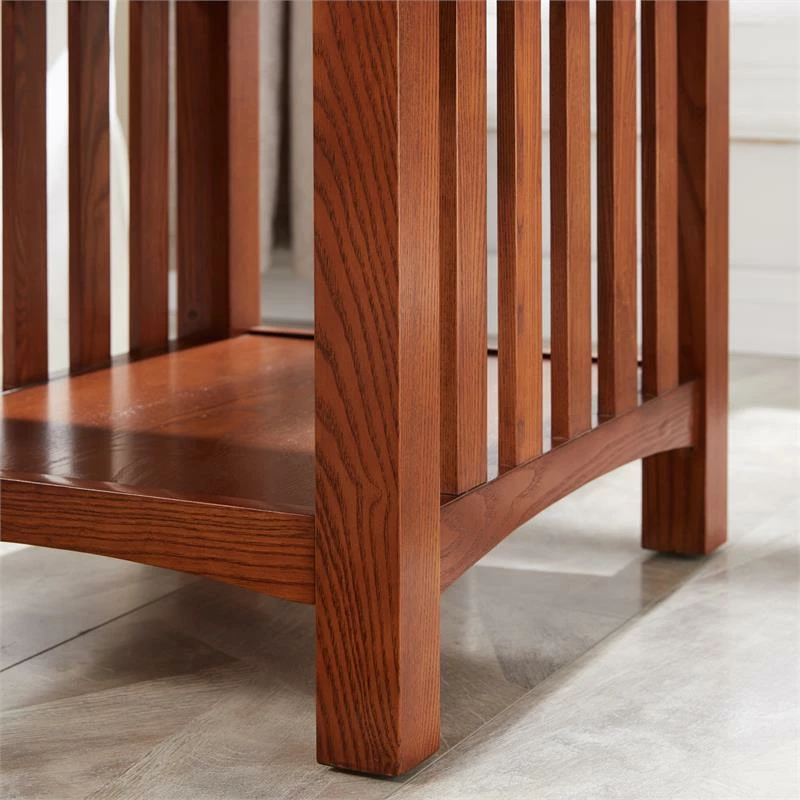 Leick Home Wood Stratus Desk With Drop Front Keyboard Drawer In Smoke Gray 9 Leick Home Wood Stratus Desk With Drop Front Keyboard Drawer In Smoke Gray - Image 7