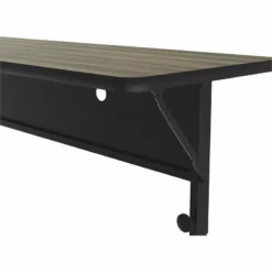 Correll 24"W X 60"D Deluxe High Pressure Top Flip Top Table In Colonial Hickory -CYMAX Sales 2414766 2 L