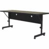 Correll 24"W X 60"D Deluxe High Pressure Top Flip Top Table In Colonial Hickory -CYMAX Sales 2414766 L