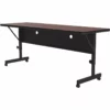 Correll 24"W X 60"D Deluxe High Pressure Top Flip Top Table In Mahogany 1 Correll 24"W X 60"D Deluxe High Pressure Top Flip Top Table In Mahogany -CYMAX Sales 2414769 L
