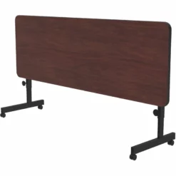Correll 24"W X 72"D Deluxe High Pressure Top Flip Top Table In Mahogany -CYMAX Sales 2415136 1 L