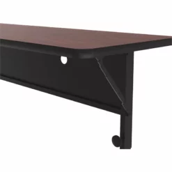 Correll 24"W X 72"D Deluxe High Pressure Top Flip Top Table In Mahogany -CYMAX Sales 2415136 2 L