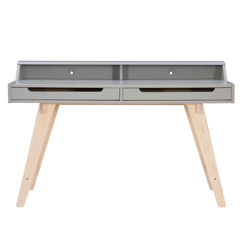 Linon Hoyt Wood Two Drawer Desk In Black 22 Linon Hoyt Wood Two Drawer Desk In Black - Image 20