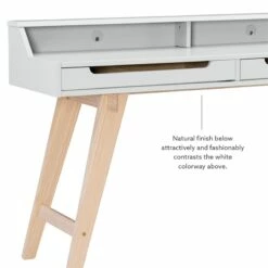 Linon Hoyt Wood Two Drawer Desk In Black 35 Linon Hoyt Wood Two Drawer Desk In Black -CYMAX Sales 2415302 17 L