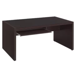 Home Square 3 Piece Set With Computer Desk 3 Drawer Mobile File Cabinet Bookcase -CYMAX Sales 2416406 7 L