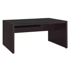 Home Square 3 Piece Set With Computer Desk Bookcase And Adjustable Office Chair -CYMAX Sales 2416422 2 L