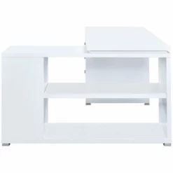 Home Square 2 Piece Set With L Shaped Writing Desk & Executive Office Chair -CYMAX Sales 2416828 4 L