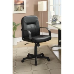 Home Square 4 Piece Set With Mobile File Cabinet Bookcase Office Chair And Desk -CYMAX Sales 2416938 11 L