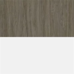 Pemberly Row 72" L-Shaped Standing Desk With Bookcase In Walnut Gray -CYMAX Sales 2426275 8 L