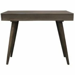 Benedict Acacia Solid Wood 2-Drawer Desk In Gray Wash Finish -CYMAX Sales 2427315 5 L