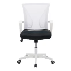 Cooper Ergonomic Grey Mesh Fabric Back Adjustable Task Chair -CYMAX Sales 2433379 7 L