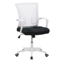 Cooper Ergonomic Grey Mesh Fabric Back Adjustable Task Chair -CYMAX Sales 2433379 8 L