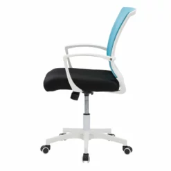Cooper Ergonomic White Mesh Fabric Back Adjustable Task Chair -CYMAX Sales 2433380 12 L 1
