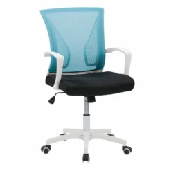 Cooper Ergonomic White Mesh Fabric Back Adjustable Task Chair