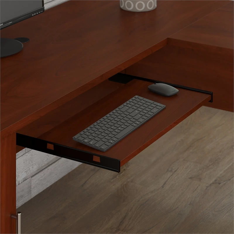 Bush Furniture Somerset 60W L Desk In Maple Cross - Engineered Wood 20 Bush Furniture Somerset 60W L Desk In Maple Cross - Engineered Wood - Image 18