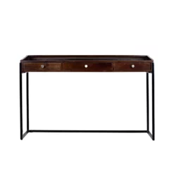 Spitiko Homes Writing Desk Pickel Greay Wood & Metal / 48x18x30.75 -CYMAX Sales 2435343 L