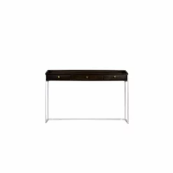 Spitiko Homes Writing Desk Bark Wood & Metal / 48x18x30.75 -CYMAX Sales 2435346 1 L 1