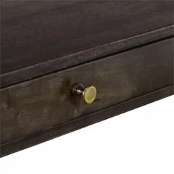 Spitiko Homes Writing Desk Bark Wood & Metal / 48x18x30.75 -CYMAX Sales 2435346 2 L 1