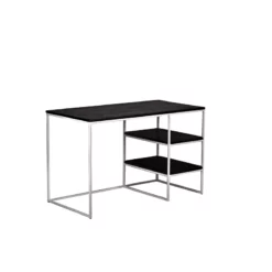 Spitiko Homes Writing Desk Pickel Greay Wood & Metal / 48x24x30 -CYMAX Sales 2435357 L