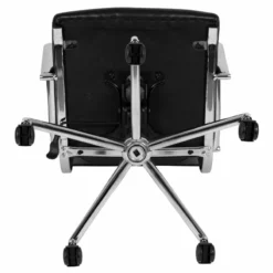 Scranton & Co High Back Leather Mesh Executive Swivel Office Chair In Black -CYMAX Sales 2437215 15 L