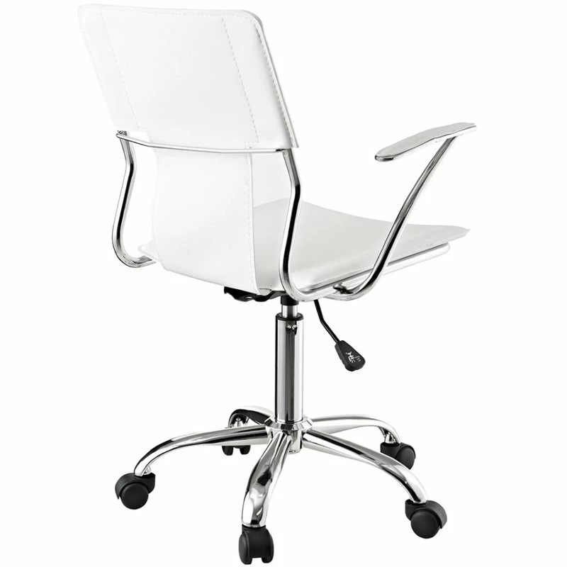 Scranton & Co Contemporary Modern Office Chair In White 5 Scranton & Co Contemporary Modern Office Chair In White - Image 3
