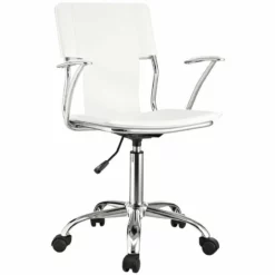 Scranton & Co Contemporary Modern Office Chair In White